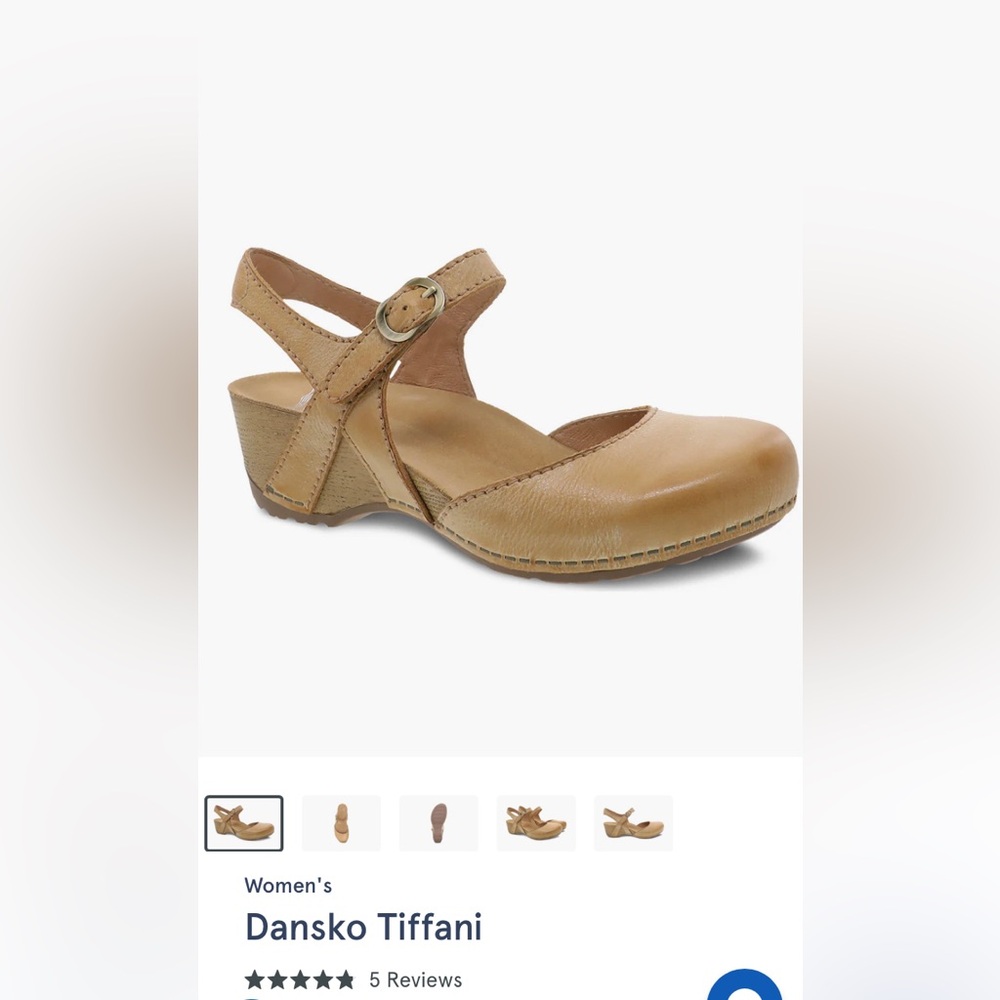 Dansko Tiffani Beige Leather Women’s Size 41 Shoes